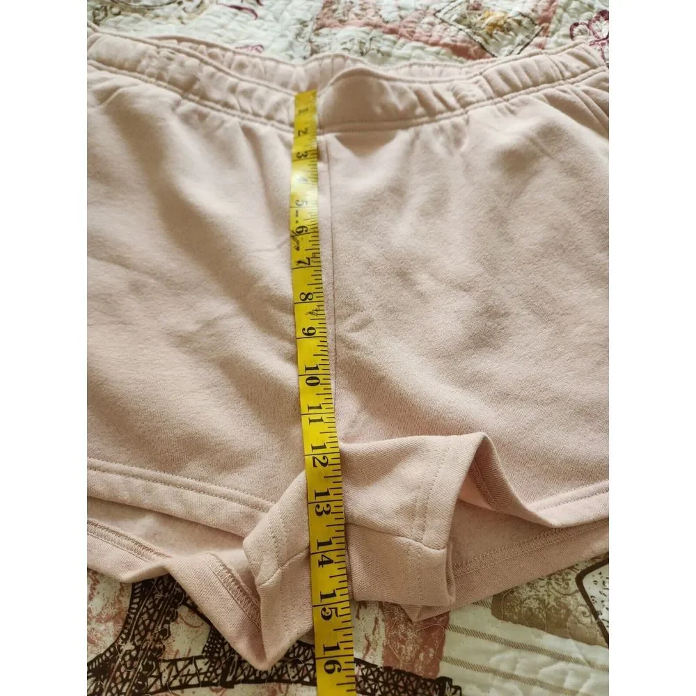 The North Face Half Dome Fleece Shorts Pockets Pink Moss Womens Size‎ XXL